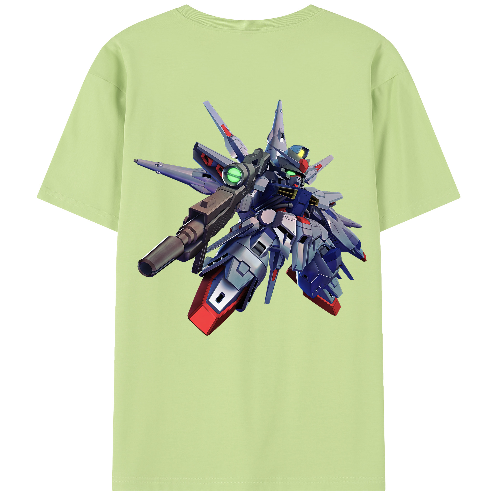 （画像用） 機動戦士ガンダム Mobile Suit Gundam 綿100％半袖Tシャツ（背面プリント）